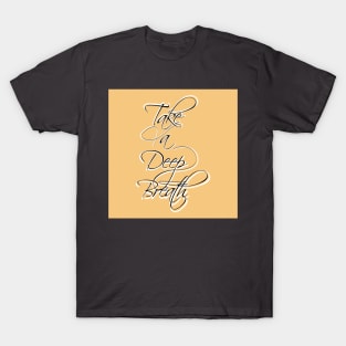 Aesthetic Breathe Lettering T-Shirt